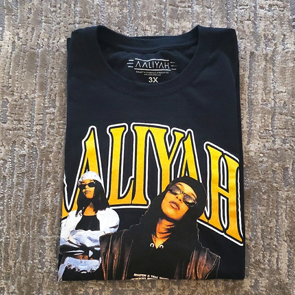 Aaliyah Graphic T-shirt Princess of R&B Vintage 3X